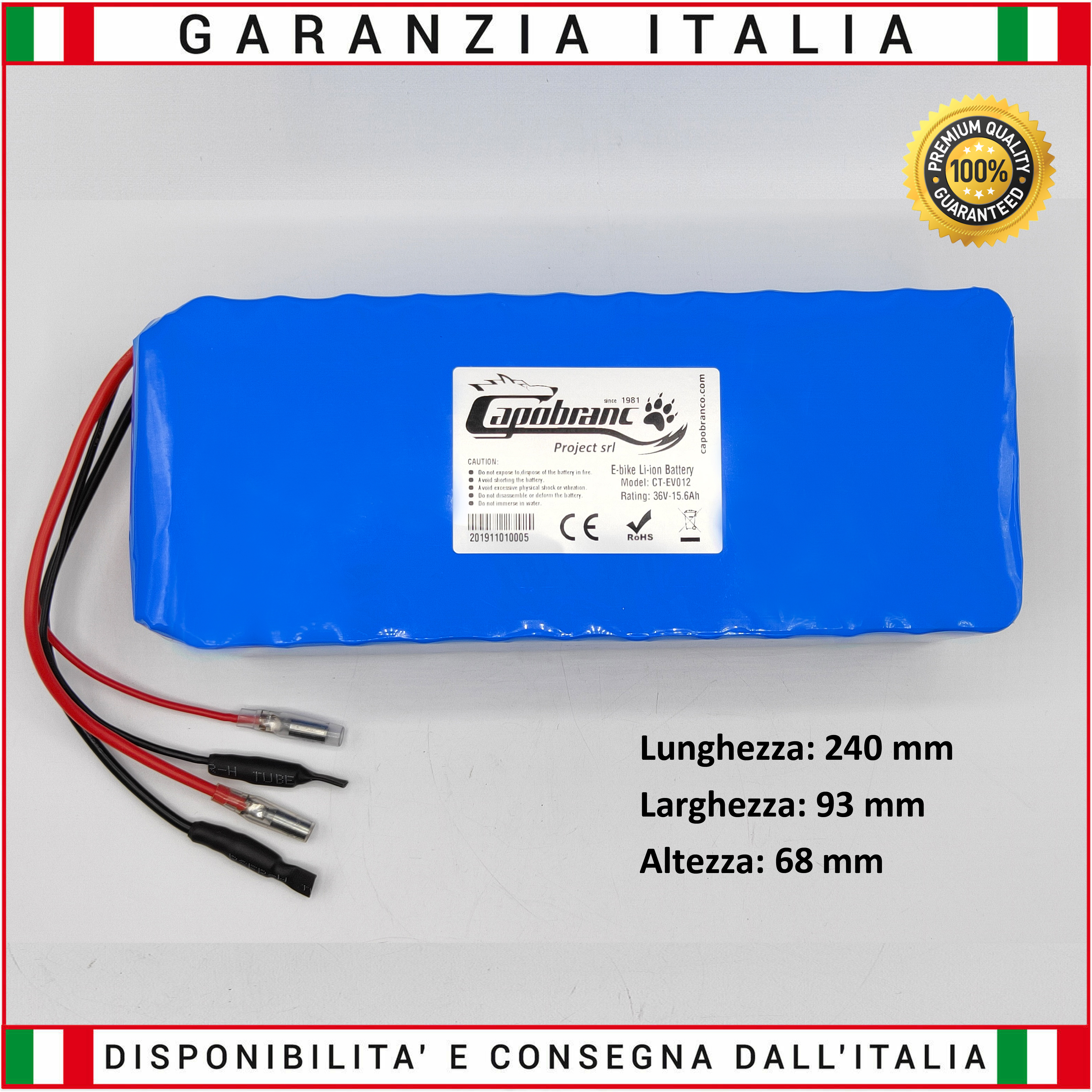 ebay batteria al litio 36 volt 15 ampere bicicletta