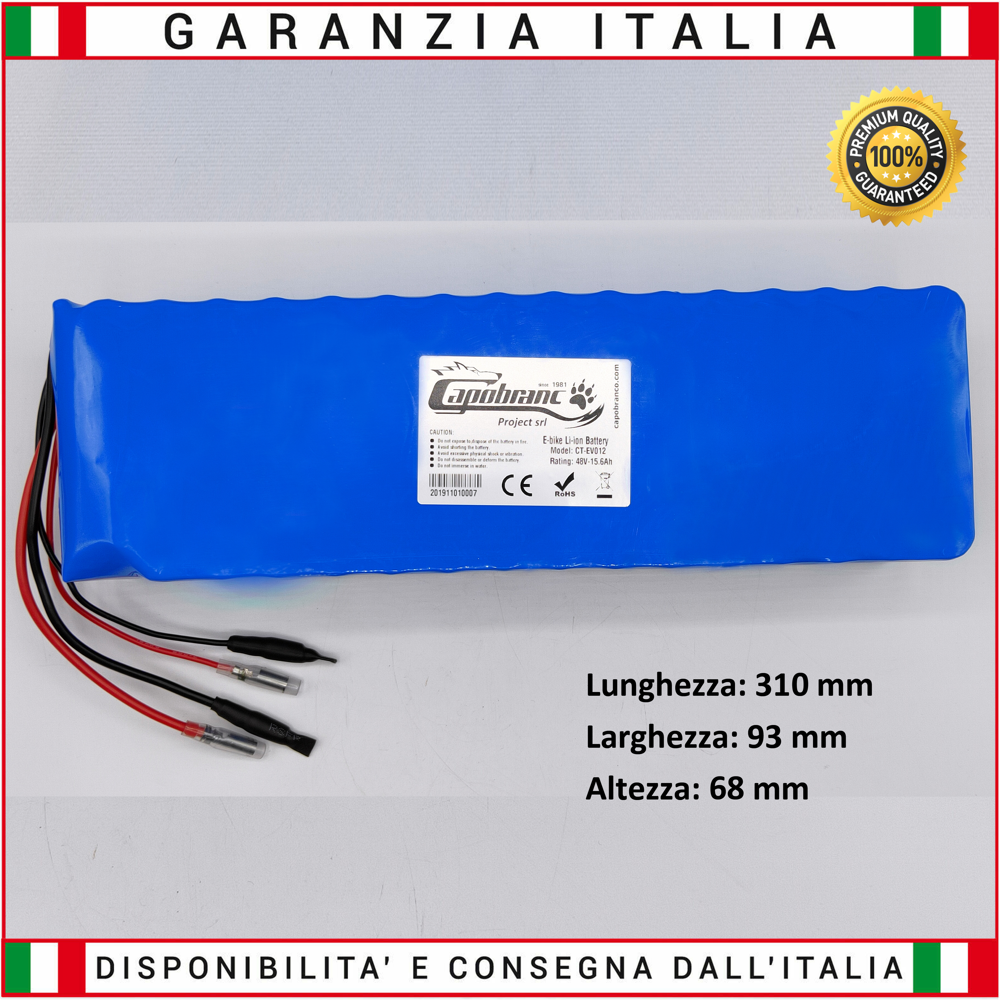 batteria bicicletta 48v 15 6